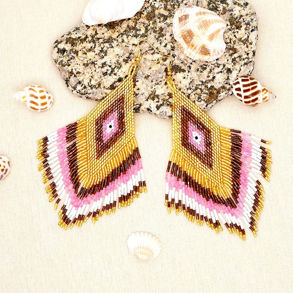 🎉HP 🎉 New Free People Fringe Earrings - Picture 2 of 3